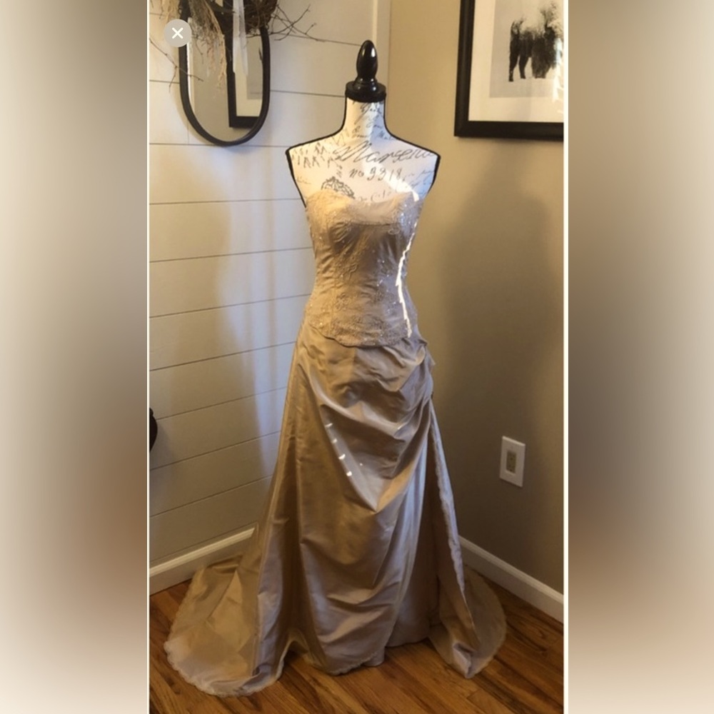 100% Silk Couture Gown